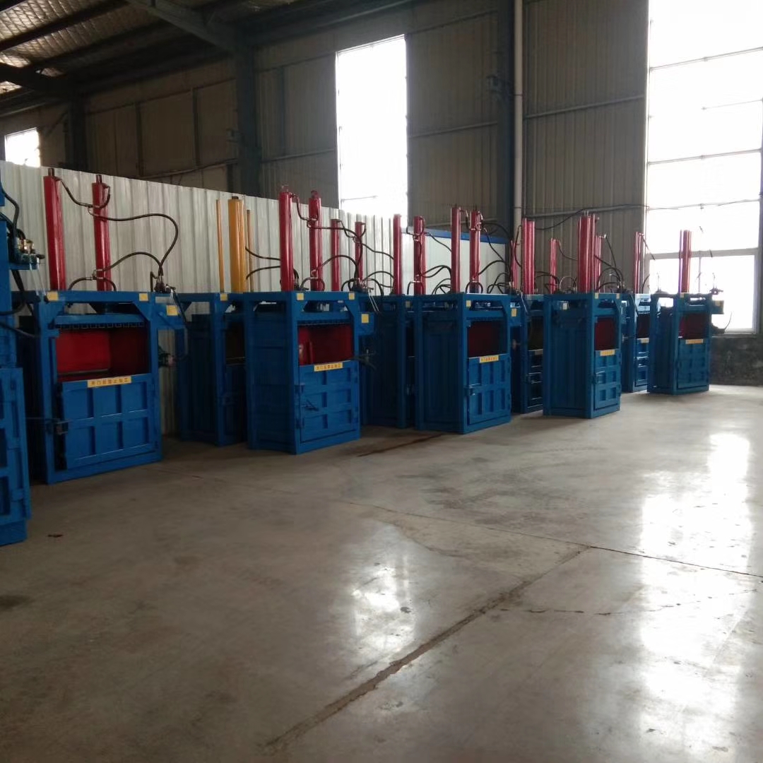 Waste paper baling press machine vertical hydraulic plastic scrap baler manufacturer for waste bottle press baler